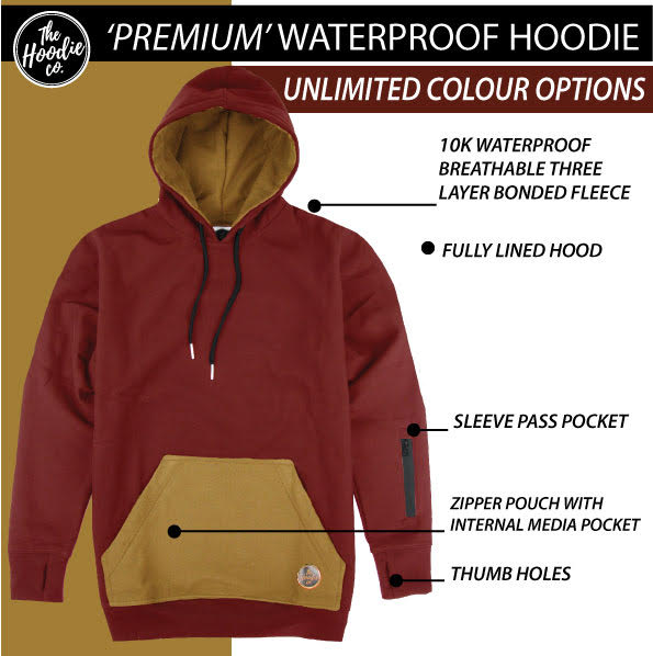 10k waterproof hoodie hot sale